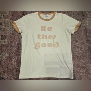 Polished prints be the good ringer tee in peaches and cream. Size small